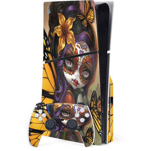 Monarch butterfly Fairy by Jasmine Becket-Griffith PlayStation PS5 Skins